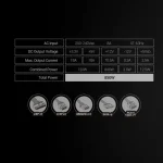 Mars Gaming 850W Μαύρο Τροφοδοτικό Υπολογιστή Full Wired 80 Plus Bronze (MPB850SI) TACMARS-MPB850SI - Image 6