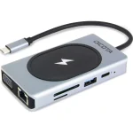 Dicota USB-C Docking Station με 4K PD Ethernet Ασημί (D32059)