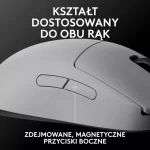 Logitech G Pro 2 Lightspeed Ασύρματο Gaming Ποντίκι 44000 DPI Λευκό 910-007302 - Image 5