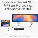 Kensington Thunderbolt 5 Docking Station με 4K PD Ethernet και σύνδεση 3 Οθονών Λευκό (K35201EU) - Image 10