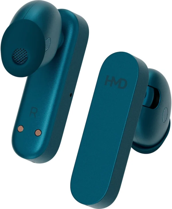 Nokia Amped Buds Bluetooth Handsfree Ακουστικά με Αντοχή στον Ιδρώτα και Θήκη Φόρτισης Μπλε 8P00000305