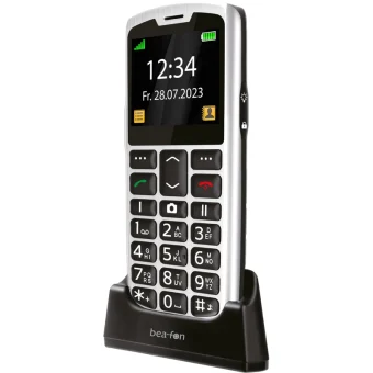 Bea-fon SL260 Dual SIM Κινητό με Μεγάλα Κουμπιά Ασημί SL260LTE_EU001SB