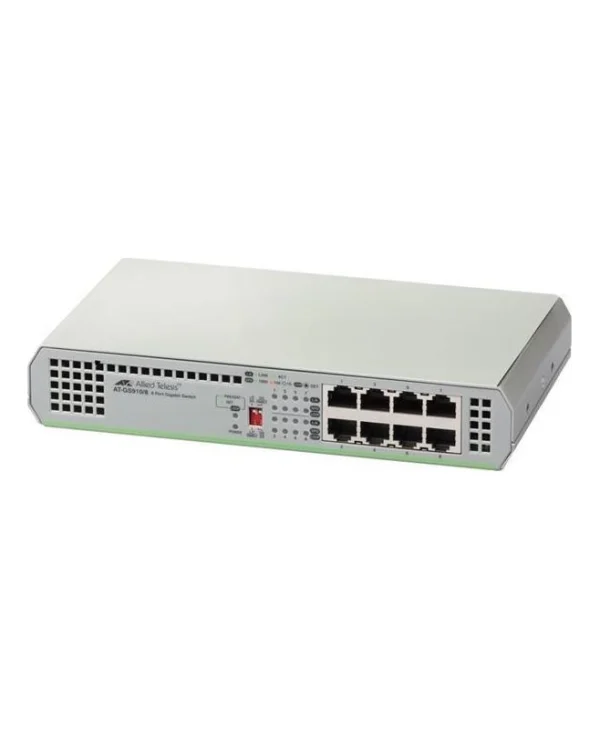 Allied Telesis At-gs910/8 Unmanaged L2 PoE Switch με 8 Θύρες Gigabit (1Gbps) Ethernet AT-GS910/8-50