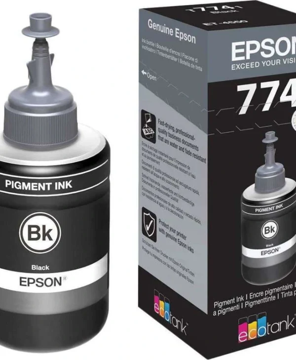 Epson T774 Γνήσιο Μελάνι Εκτυπωτή InkJet Μαύρο (C13T774140)