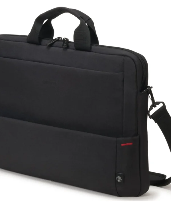Dicota Eco Slim Case Plus Base Τσάντα Ώμου / Χειρός για Laptop 15.6" σε Μαύρο χρώμα D31838-RPET