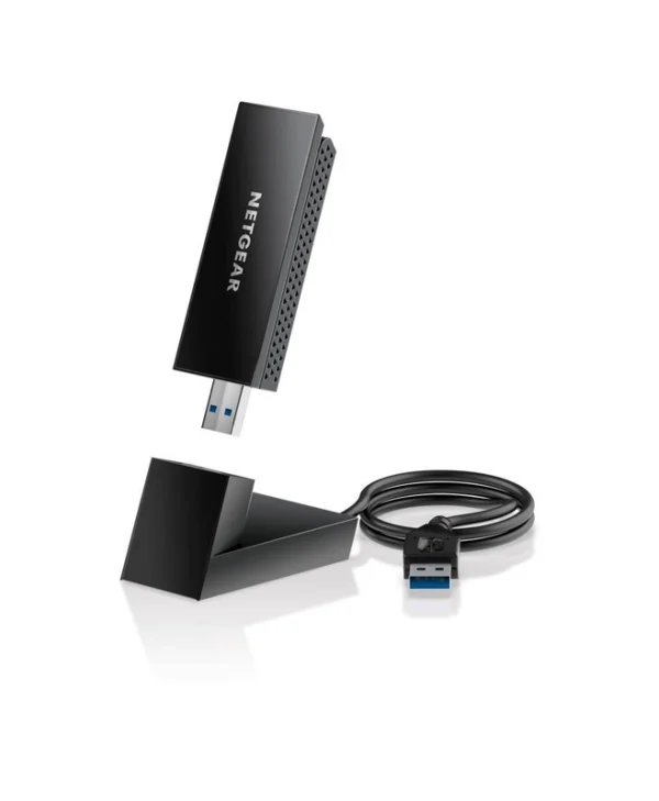 NetGear AXE3000 Ασύρματος USB Αντάπτορας Δικτύου με Αποσπώμενη Κεραία 1200Mbps A8000-100PES