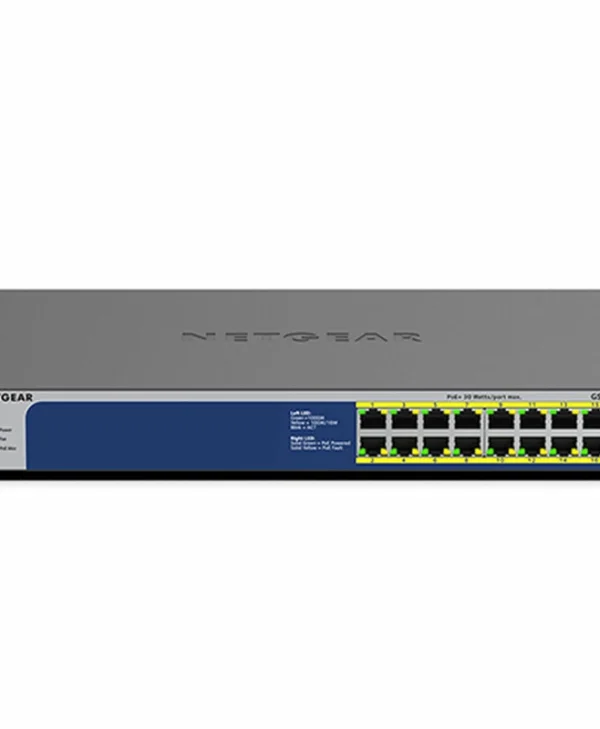NetGear GS516PP Unmanaged L2 PoE+ Switch με 16 Θύρες Gigabit (1Gbps) Ethernet GS516PP-100EUS