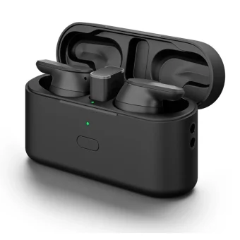 Epos Adapt E1 In-ear Bluetooth Handsfree Ακουστικά με Αντοχή στον Ιδρώτα και Θήκη Φόρτισης Scandinavian Black 1001262