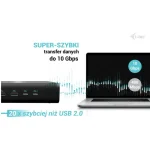 i-tec USB-C Docking Station με HDMI/DisplayPort 4K και σύνδεση 4 Οθονών Μαύρο (CA6MONITORDOCKPD) - Image 4