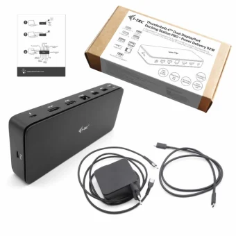 i-tec Thunderbolt 4 Docking Station με HDMI 4K PD Ethernet Μαύρο (TB4DUALDPDOCKPDPRO)