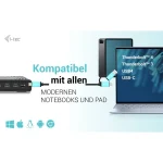 i-tec USB-C Docking Station με HDMI/DisplayPort 4K PD Ethernet και σύνδεση 3 Οθονών Μαύρο (C31TRIPLE4KDOCKPD) - Image 7