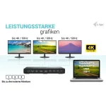 i-tec USB-C Docking Station με HDMI/DisplayPort 4K PD Ethernet και σύνδεση 3 Οθονών Μαύρο (C31TRIPLE4KDOCKPD) - Image 8