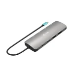 i-tec USB-C Metal Nano USB-C Docking Station με HDMI 4K PD Ethernet και σύνδεση 2 Οθονών Γκρι C31NANOHDM2DOCPD - Image 3