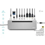 i-tec USB-C Docking Station με HDMI/DisplayPort 4K PD Ethernet και σύνδεση 3 Οθονών Γκρι (C31FLAT2PDPRO) - Image 6