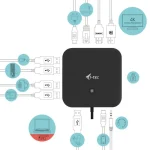i-tec USB-C Docking Station με HDMI/DisplayPort 4K PD Ethernet και σύνδεση 2 Οθονών Μαύρο (C31HDMIDPDOCKPD100) - Image 7