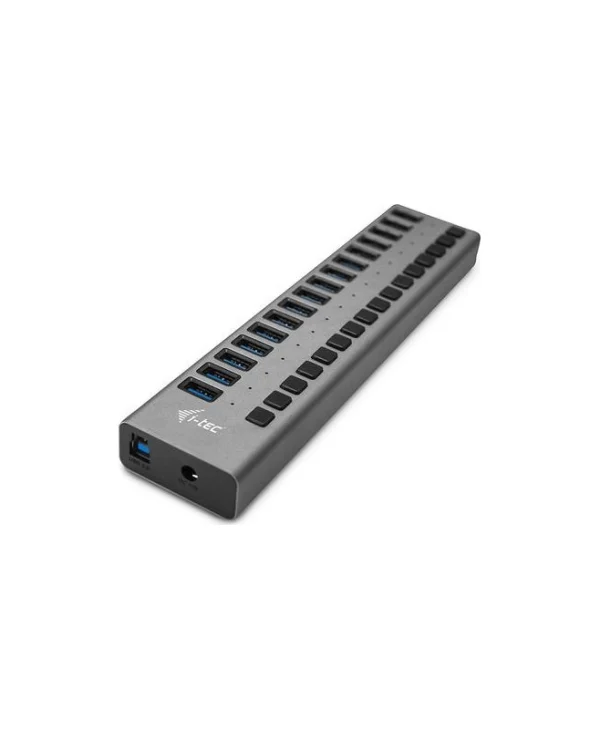 i-tec USB 3.0 Hub 13 Θυρών με σύνδεση USB-A & Θύρα Φόρτισης και Εξωτερική Παροχή Ρεύματος U3CHARGEHUB13
