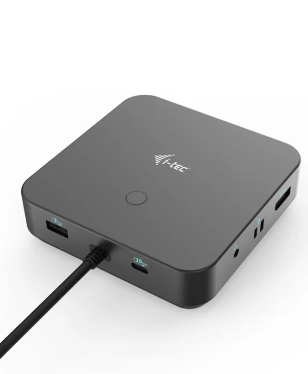i-tec USB-C Docking Station με HDMI/DisplayPort 4K PD Ethernet και συνδεση 3 Οθονών Μαύρο (C31TRI4KDPDPRO100)