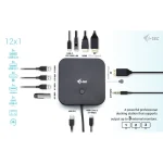 i-tec USB-C Docking Station με HDMI/DisplayPort 4K PD Ethernet και συνδεση 3 Οθονών Μαύρο (C31TRI4KDPDPRO100) - Image 2
