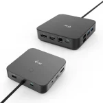 i-tec USB-C Docking Station με HDMI/DisplayPort 4K PD Ethernet και συνδεση 3 Οθονών Μαύρο (C31TRI4KDPDPRO100) - Image 4