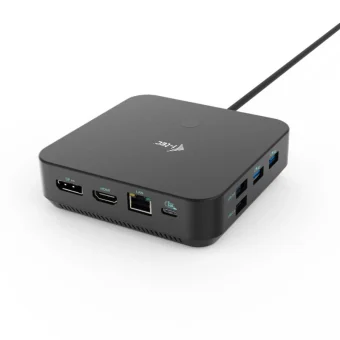 i-tec USB-C Docking Station με HDMI/DisplayPort 4K PD Ethernet και συνδεση 3 Οθονών Μαύρο (C31TRIPLE4KDOCKPDPRO)