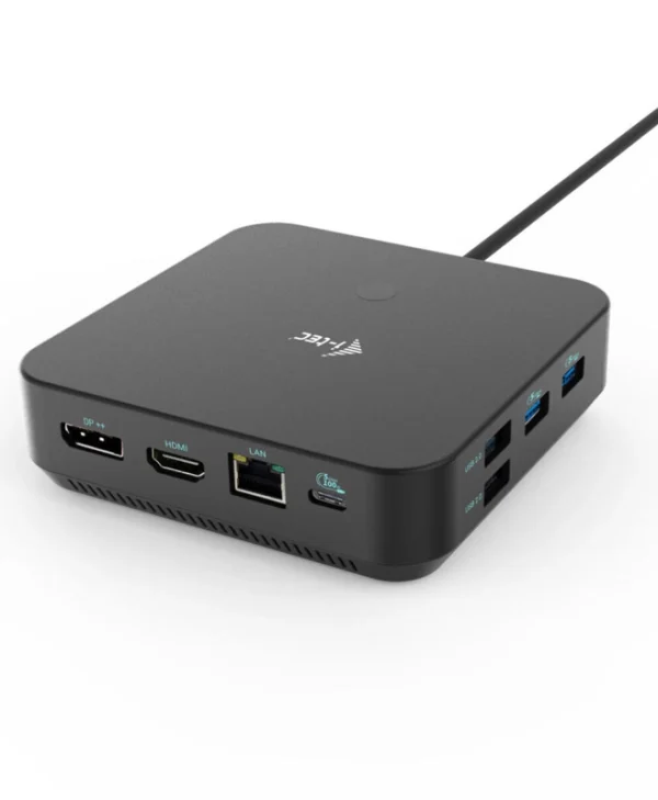 i-tec USB-C Docking Station με HDMI/DisplayPort 4K PD Ethernet και συνδεση 3 Οθονών Μαύρο (C31TRIPLE4KDOCKPDPRO)