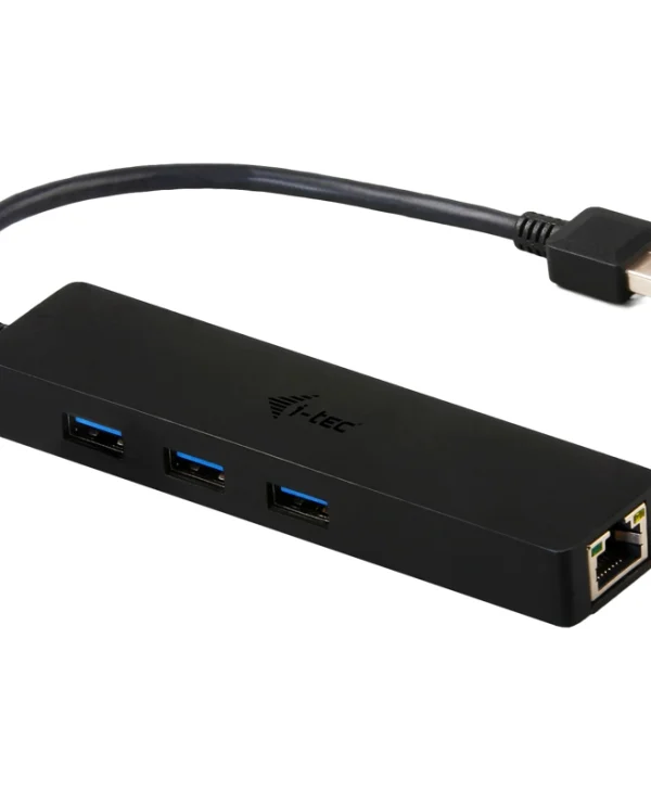 i-tec USB 3.0 Hub 3 Θυρών με σύνδεση USB-A / Ethernet U3GL3SLIM
