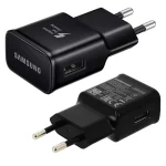 Samsung Φορτιστής Χωρίς Καλώδιο με Θύρα USB-A 15W Quick Charge 2.0 Μαύρος (EP-TA200EBE) EP-TA200NBEGWW