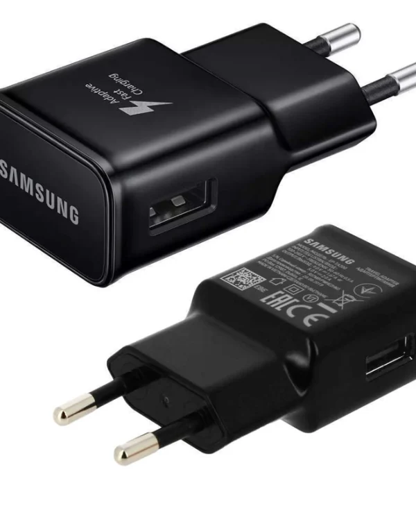 Samsung Φορτιστής Χωρίς Καλώδιο με Θύρα USB-A 15W Quick Charge 2.0 Μαύρος (EP-TA200EBE) EP-TA200NBEGWW