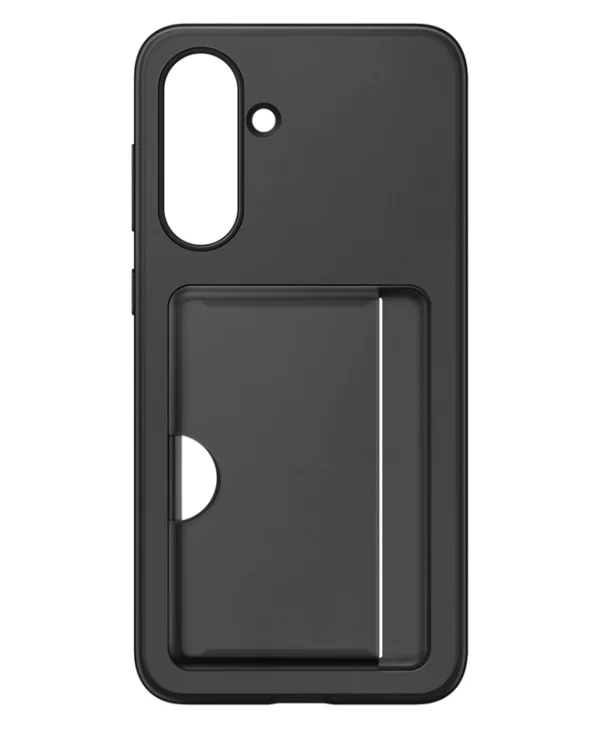 Samsung Back Cover Σιλικόνης με Υποδοχή για Κάρτες Μαύρο (Galaxy A56) EF-OA566TBEGWW