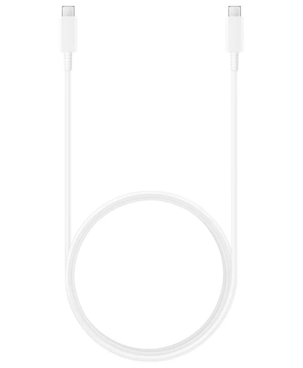 Samsung USB 2.0 Cable USB-C male - USB-C 100W Λευκό 1.8m EP-DX510JWEGEU Bulk
