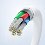 Samsung USB 2.0 Cable USB-C male - USB-C 100W Λευκό 1.8m EP-DX510JWEGEU Bulk - Image 8