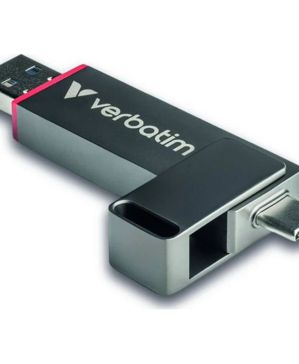 Verbatim 512GB USB 2.0 Stick με σύνδεση USB-A & USB-C Ασημί 32042