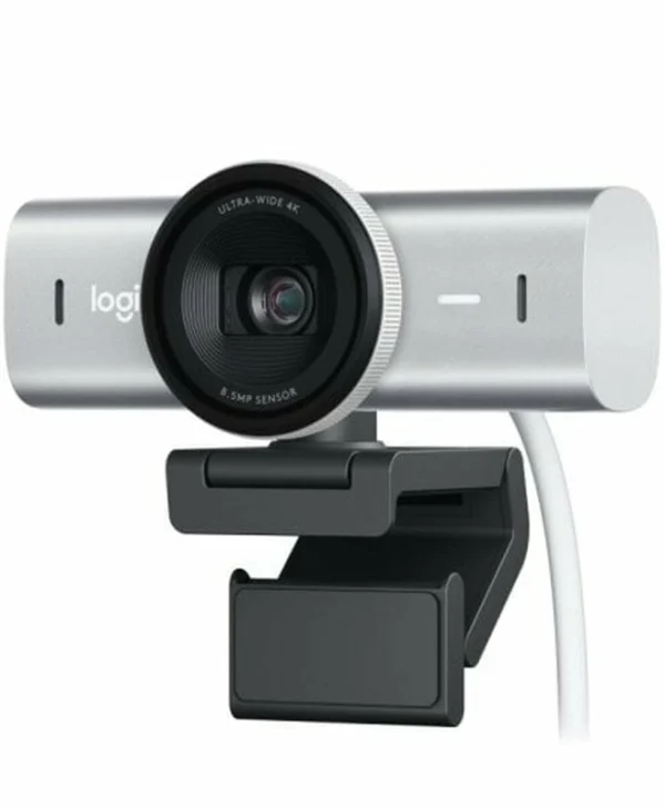 Logitech MX Brio Web Camera 4K 60FPS με Autofocus Ασημί 960-001554