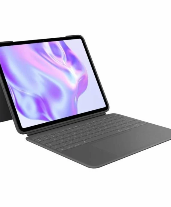 Κάλυμμα Tablet Logitech Ipad Pro Μαύρο Γκρι Γραφίτης Azerty Qwerty Qwerty Us 920-012663