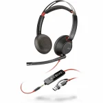 Poly Blackwire 5220 On Ear Multimedia Ακουστικά με μικρόφωνο και σύνδεση USB-C 93S88AA