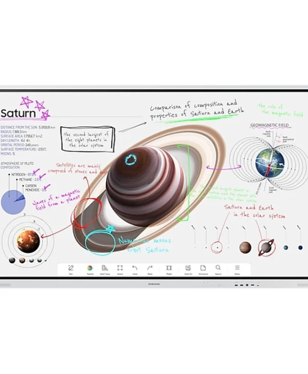 Samsung Flip Pro WM75B Public Display VA 4K UHD 75" με Οθόνη Αφής LH75WMBWLGCXEN