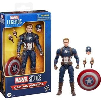Φιγούρα Δράσης Captain America Marvel Legends Captain America 15εκ. G0607