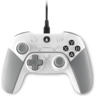 Spartan Gear Pelekys Ενσύρματο Gamepad για PC / PS3 Λευκό SGWPC01W