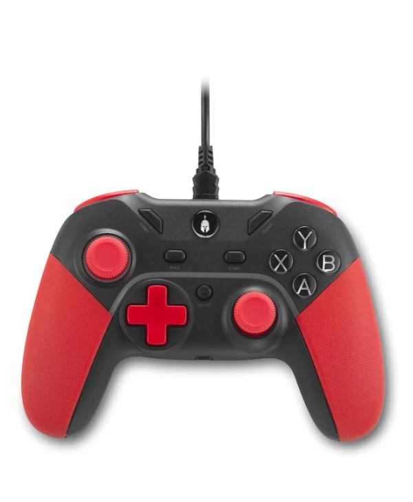 Spartan Gear Pelekys Ενσύρματο Gamepad για PC / PS3 Μαύρο / Κόκκινο SGWPC01BR