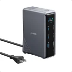 Anker USB-C Docking Station με HDMI 4K PD Ethernet και σύνδεση 2 Οθονών Μαύρο (A83B63A1)