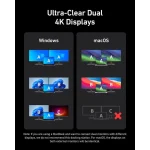 Anker USB-C Docking Station με HDMI 4K PD Ethernet και σύνδεση 2 Οθονών Μαύρο (A83B63A1) - Image 6