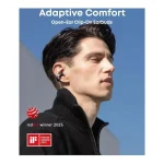 Soundcore by Anker Aeroclip Open Ear Bluetooth Handsfree Ακουστικά με Αντοχή στον Ιδρώτα και Θήκη Φόρτισης Midnight A3388G11 - Image 2