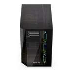 Krux Empero Gaming Midi Tower Κουτί Υπολογιστή με Πλαϊνό Παράθυρο και ARGB Φωτισμό Μαύρο KRXD010 - Image 4