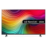 LG Smart Τηλεόραση 55" 4K UHD LED NanoCell NANO82 HDR (2024) 55NANO82T6B 55NANO82T6B.ABI