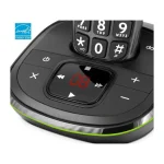 Doro PhoneEasy 105wr Ασύρματο Τηλέφωνο Duo Μαύρο 380104 - Image 2