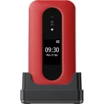 Doro Leva L30 Single SIM Κινητό με Κουμπιά Red White 380591