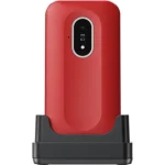 Doro Leva L20 Single SIM Κινητό με Κουμπιά Red White 380581