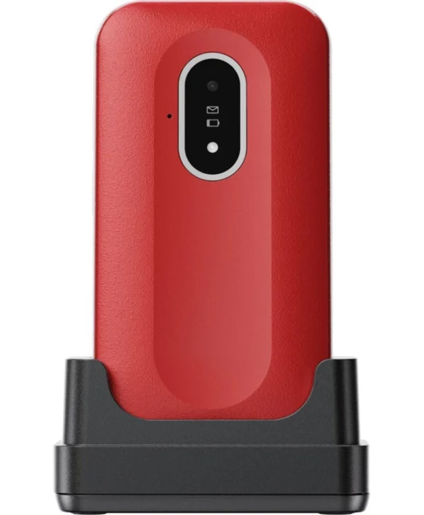 Doro Leva L20 Single SIM Κινητό με Κουμπιά Red White 380581
