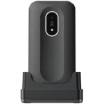 Doro Leva L20 Single SIM Κινητό με Κουμπιά Black White 380580