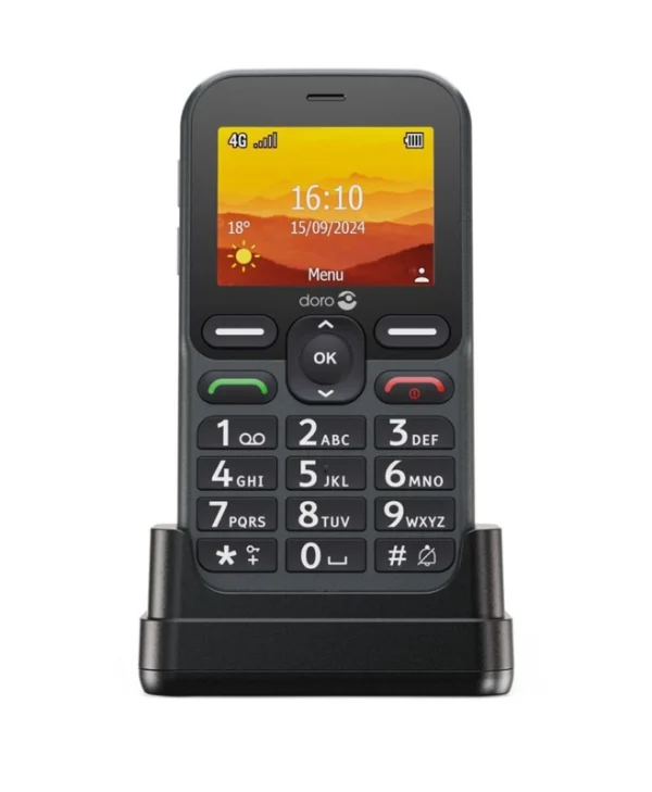 Doro Leva L10 Single SIM Κινητό με Κουμπιά Γκρι 380570